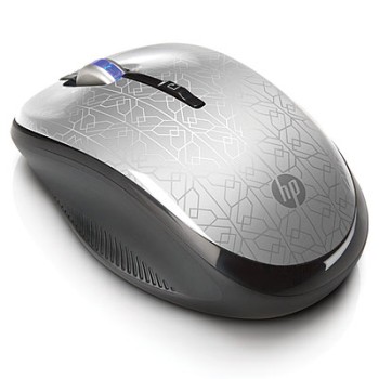 HP 2.4GHz Wireless Optical Mobile Mouse (Mickey Silver)