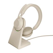 Jabra Evolve2 65 USB-A MS Desk Stand Beige (26599-999-988)