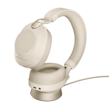 Jabra Evolve2 85 USB-A UC Stereo Desk Stand Beige (28599-989-988)