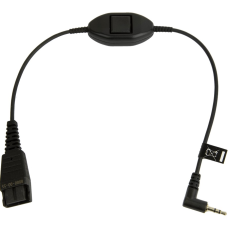 Кабель Jabra QD  на 2.5 мм з функцією Push‑to‑Talk (8800-00-55)