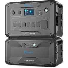 Bluetti AC300 зарядна станція 3000W + Bluetti B300 батарея розширення 3072Wh, 853333mAh