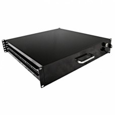 Скринька висувна 19" з замком, 2U (UA-SHF2U45B) Скринька висувна 19" з замком, 2U (UA-SHF2U45B)