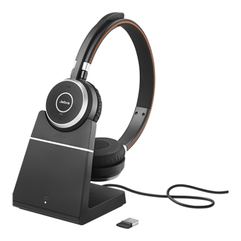 Jabra Evolve 65 SE, Link380a MS Stereo із зарядним пристроєм (6599-833-399)